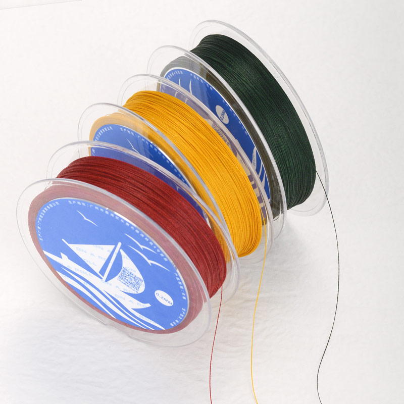 极细0.2蜡线 细线编织绳 金戒指缠线彩线编绳线2股股线丝绳子细丝