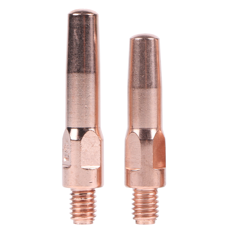 二保焊枪导电咀嘴气保焊枪配件紫铜铬锆铜0.8/1.0/1.2/1.4/1.6