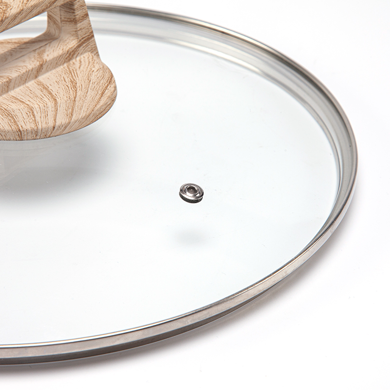 卡罗特钢化防爆玻璃盖 奶锅 汤锅 平底锅 煎炒锅 炒锅 通用锅盖