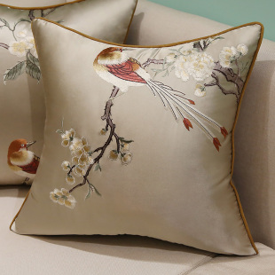 中式 抱枕沙发客厅大靠枕床头午睡办公室卧室靠背垫腰靠靠垫可拆洗