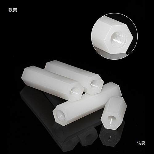 M4双通尼龙六角螺栓塑料螺柱六角隔离柱尼龙柱HTP-305螺柱