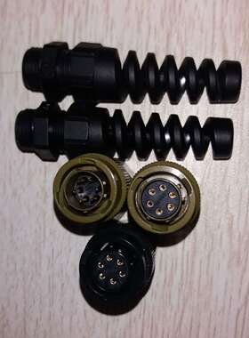 ITT六芯航空插头KPTC6PG10-6P-C-P9-MB/圆形连接器KPSE6E10-6P