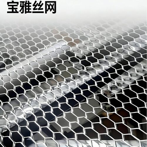 鸡笼网猫笼围网菱形编织网养殖防护网镀锌花艺铁丝网绿色六角网