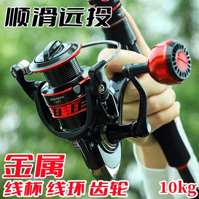 HD金属纺车轮 渔轮鱼线轮路亚轮远投轮 fishing reel鱼轮