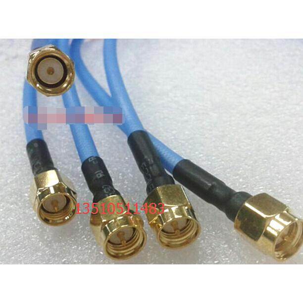 SMA-J/SMA-J半柔RG402低损耗同轴高频线射频SMA公对公SFT50-3馈线