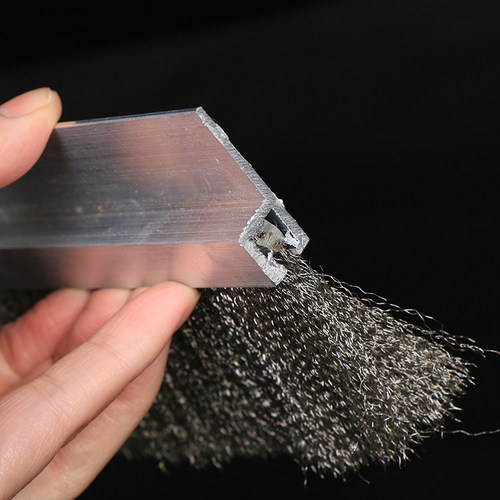 不锈钢丝刷筛网钢丝条刷工业铁丝扫把筛沙机清理硬毛金属长条毛刷