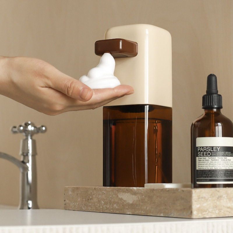 MUID新款洗手机自动感应洗手液机电动泡沫机泡泡皂液器可充电家用