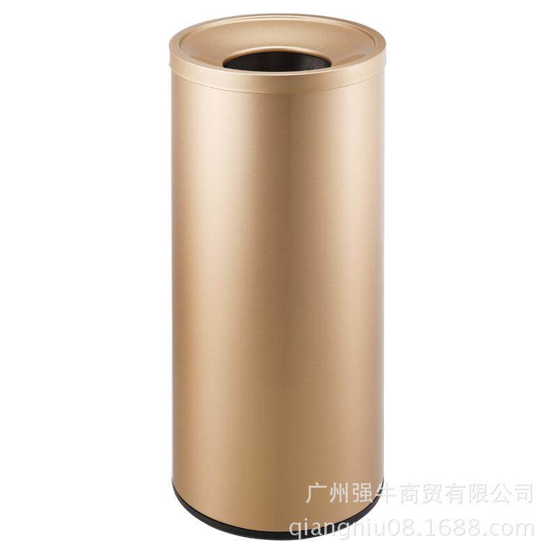南方不锈钢直投式圆形废纸桶洗手间废纸垃圾桶银行营业厅垃圾桶