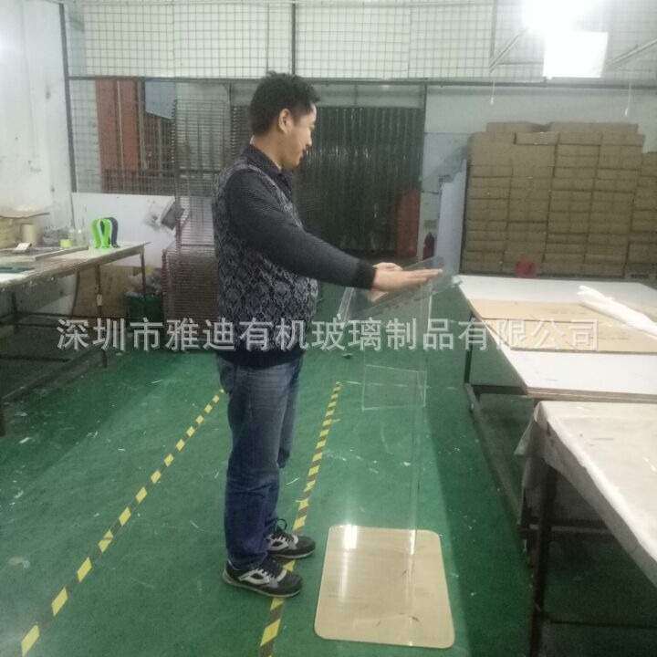 亚克力透明演讲台，有机玻璃发光台桌，展示透明桌，贵宾接待桌
