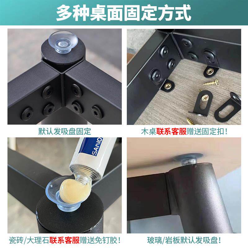 轻奢茶几桌腿支架矮桌子脚岩板电视柜支撑架子腿铁艺桌脚金属底座