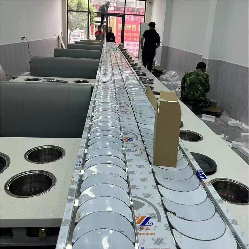 串串小火锅设备全套 转转小火锅机器直销 自助旋转小火锅