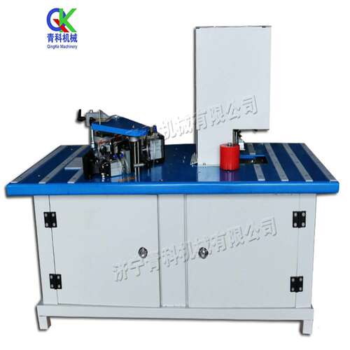 木工封边修边一体机Wood edge gluing machine木材台式边缘处理机