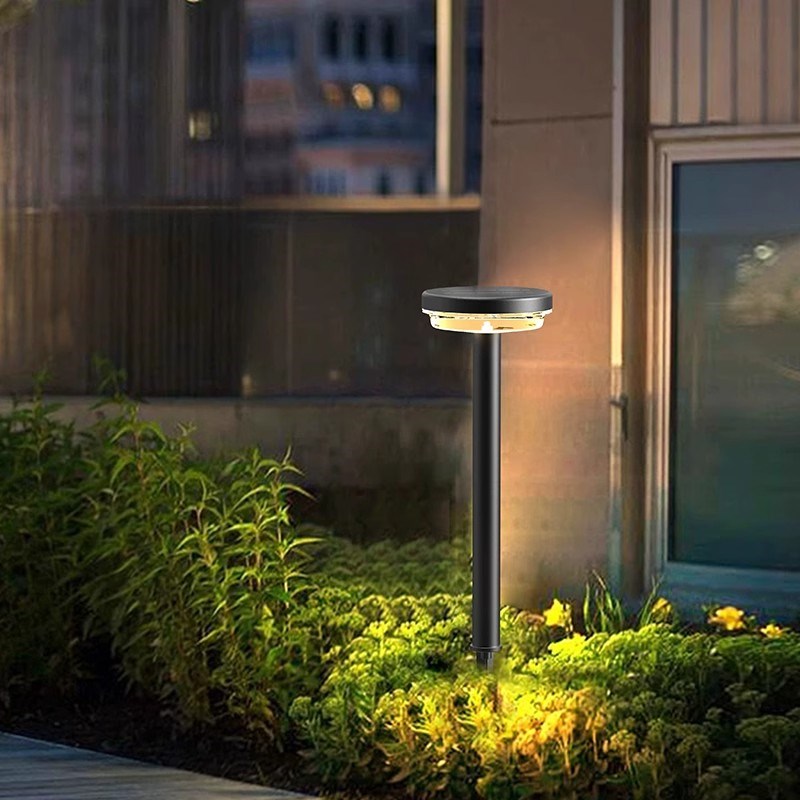 刻为家装主材户外草坪灯别墅景观灯防水太阳能庭V院花园灯地插灯