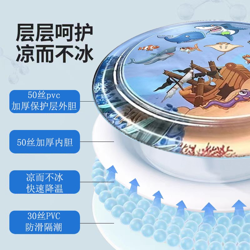 【双层保护】宠物冰窝夏日宠物窝猫窝狗窝大尺寸冰垫趣味降温注水图片