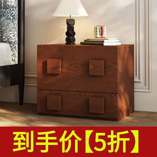 2026电视柜中柜组合卧室收纳家用斗柜古风柜客厅储物柜卡门床头柜