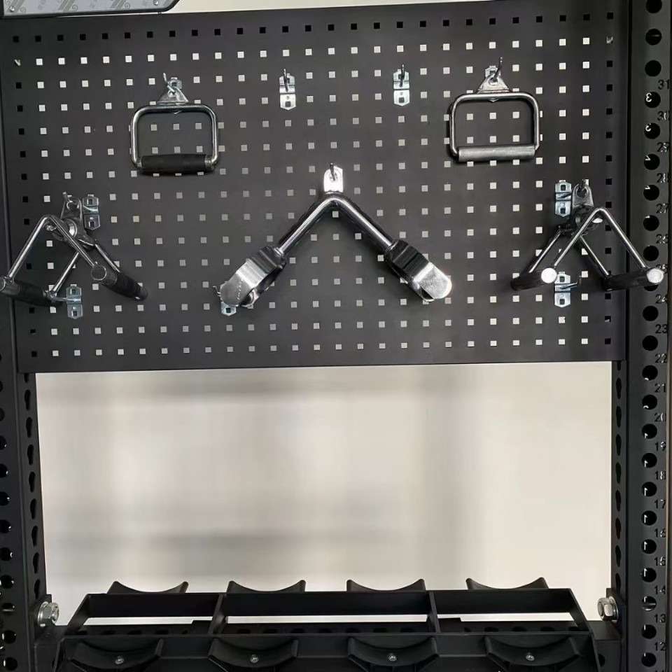 全新洞洞板收纳 rep深蹲架配件 洞洞置物板配15个挂钩 尺寸105x60