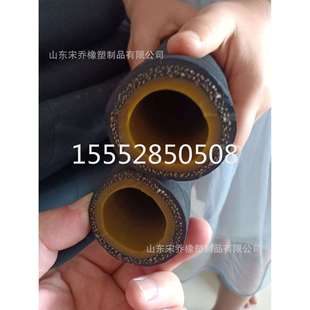 4寸夹布喷砂胶管25mm 1寸 102mm耐磨高压抗老化橡胶管