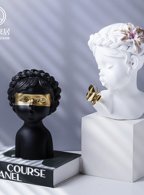 北欧轻奢艺术创意摆件客厅茶几电视玄关酒柜现代简约家居软装饰品