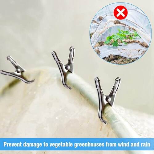 好货150 PCS Clothes Clips Garden Clips,Greenhouse Clamps Sta