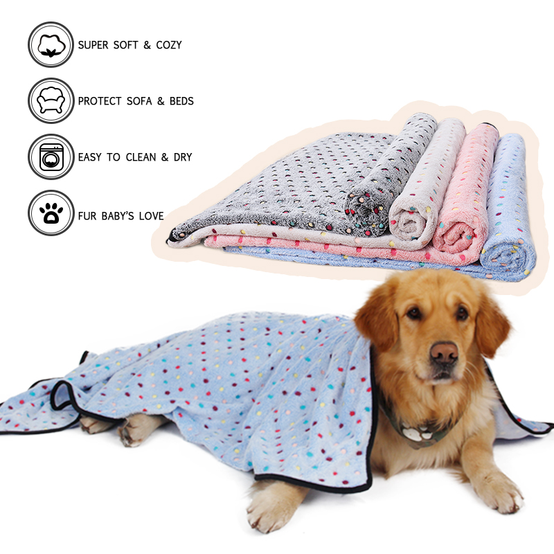 Super Large Pet Dog Blanket Fleece Mat Hot Sleeping Soft War