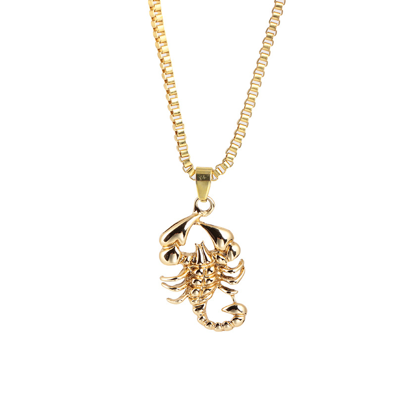 Fashion New Alloy Casting Scorpion Pendant Personality Desig