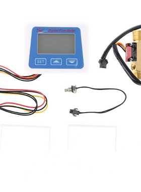 new B9HF Digital LCD display Water flow sensor meter flowme