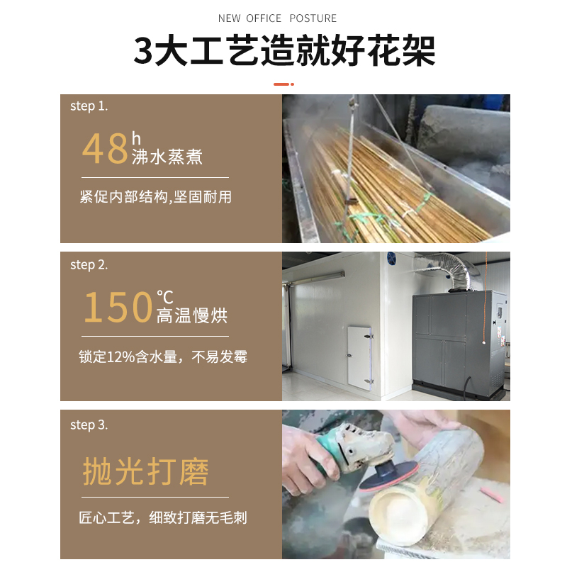 花架置物架阳台家用实木多肉花架子客厅落地式铁艺室内绿萝花盆架