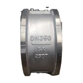 安装 2205双相不锈钢对夹止回阀 水平管道或垂直管道均可使用 方