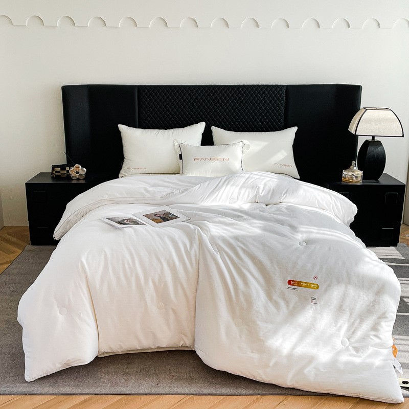 2024新款全棉碳素小火山磨毛被子被芯 220*240cm春秋被-5.5斤 小