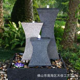 直销园林景观工程家庭院落假山水幕墙水景喷泉流水摆件