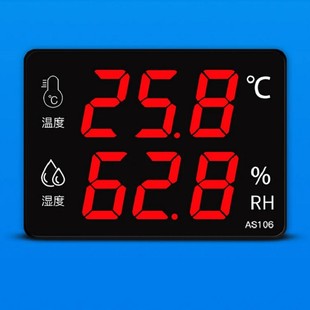 大屏温湿度显示仪 AS106A库号：M409184 工业温湿度计型号