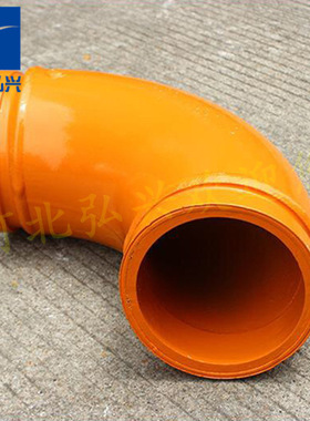 DN125铸造弯头混凝土泵车耐磨弯头DN80砂浆泵泵车弯头工程配件