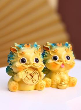 可爱小貔貅摆件招财镇宅八方来财麒麟办公室桌面吉祥物普陀山文创