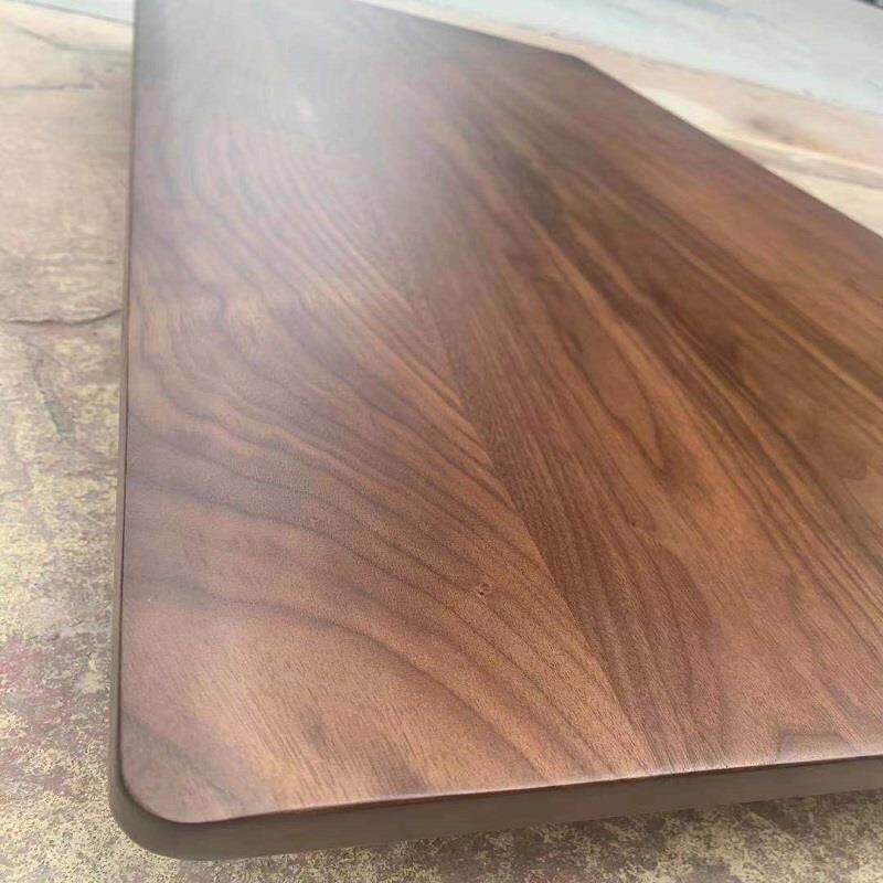 定制做北美黑胡桃樱桃木白蜡木水曲柳纯实木桌面吧台餐桌书桌茶几