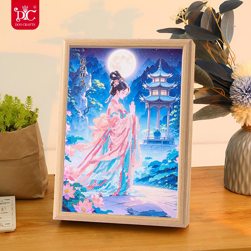 蒂彩DC钻石画昭君出塞古风美女钻y石绣手工diy装饰画摆台礼物2025
