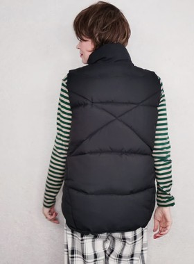 Plus size Winter Down Puffer Vest Women Casual All-match Sle