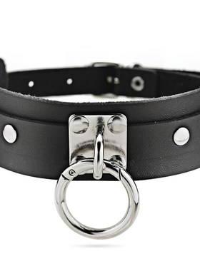 Sexy Punk Rock Gothic Chokers Necklace PU Leather Bondage Co