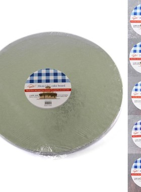 5 Sizes Round Cake Display Board Stand Holder Strong Base We