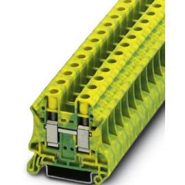 菲尼克斯 接线端子 UT10-PE 3044173 黄绿色 UK-10N接地