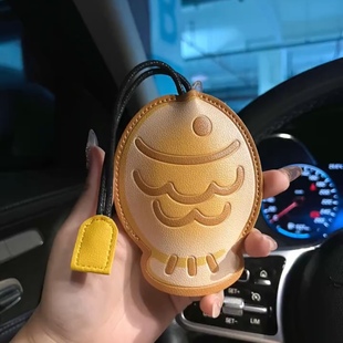 鲷鱼烧钥匙包女士抽拉式卡通可爱大容量抽带式通用电动汽车钥匙包