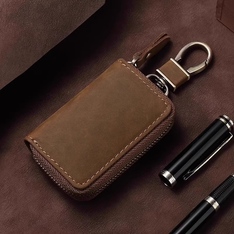 大容量钥匙包汽车多功能锁匙扣男女腰挂钥匙套卡包小巧便携通用