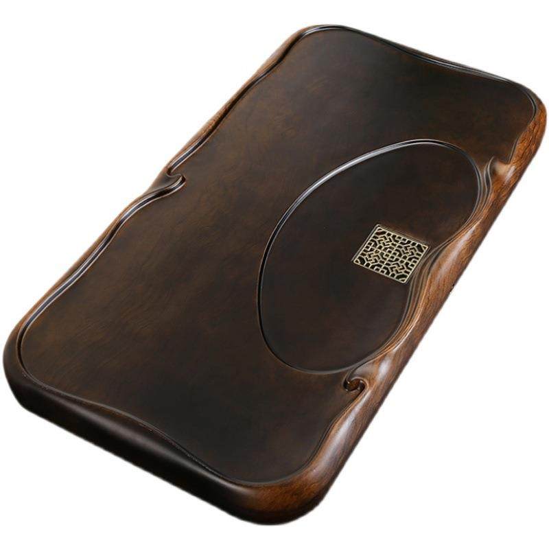 爆款！工厂直销！黑檀木茶盘整块实木简约家用茶台大小号茶海排水,餐饮具,茶盘,淘宝优惠券,粉丝福利购,淘宝优惠卷