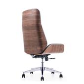 欢乐颂办公椅舒适久坐牛皮烤漆会议椅经理椅升降人体工学椅老板椅