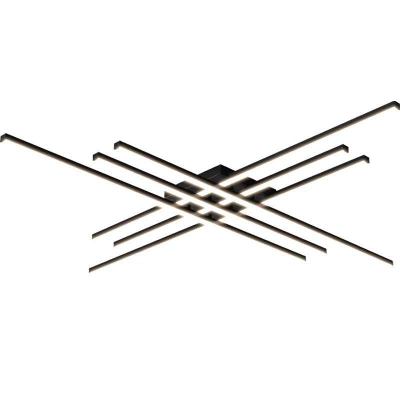 客厅灯吸顶灯高级感线条中山灯具大厅主灯非进口餐厅灯卧室吸顶灯