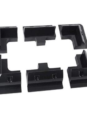 太阳能支架房车游艇塑料光伏支架免打孔ABS塑料黑色6件套