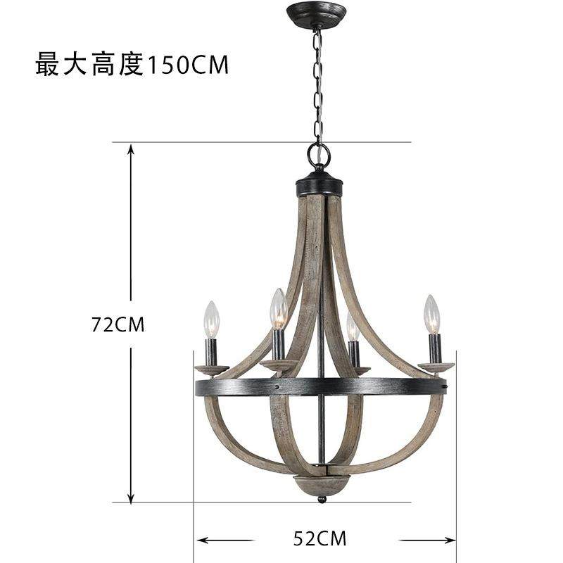 美式乡村复古做旧创意木片吊灯客厅餐厅卧室咖啡厅楼梯间装饰灯具,家装灯饰光源,智能吊灯,淘宝优惠券,粉丝福利购,淘宝优惠卷