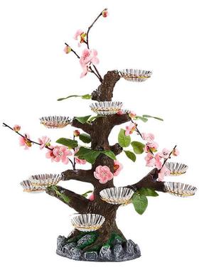 寿桃树架点心台摆件网红创意点缀酒店自助餐具装饰寿宴新中式包邮