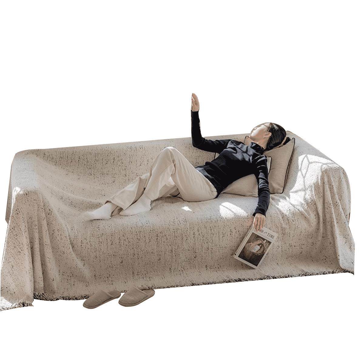 秋冬沙发巾毛毛纱沙发套万能套高级感四季通用沙发垫毯子,居家布艺,沙发套,淘宝优惠券,粉丝福利购,淘宝优惠卷