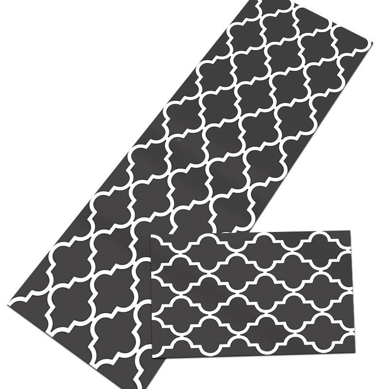 厨房地垫浴水吸耐脏长吸条水晶绒地垫厨房地垫全铺油室防滑垫入户