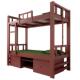 成都实木制式 营具木质双层床上下铺营房内务柜高低床学习桌椅定制
